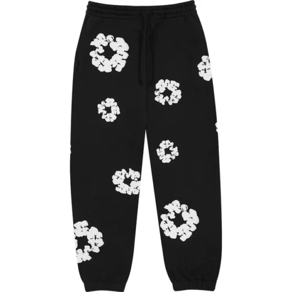 Denim Tears The Cotton Wreath Sweatpants Black