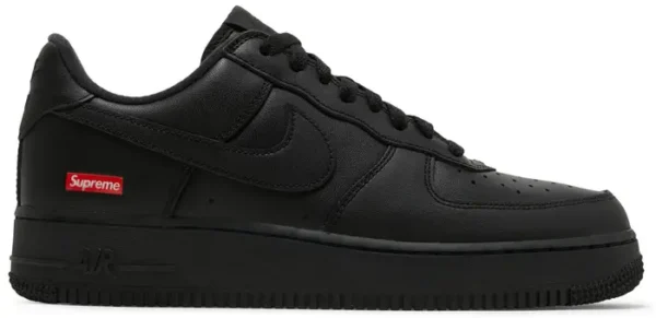 Supreme x Air Force 1 Low 'Box Logo - Black' - Image 2