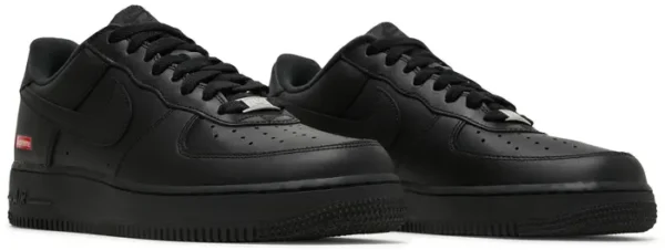 Supreme x Air Force 1 Low 'Box Logo - Black' - Image 3