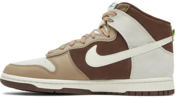 Nike Dunk High Light Chocolate - Image 3