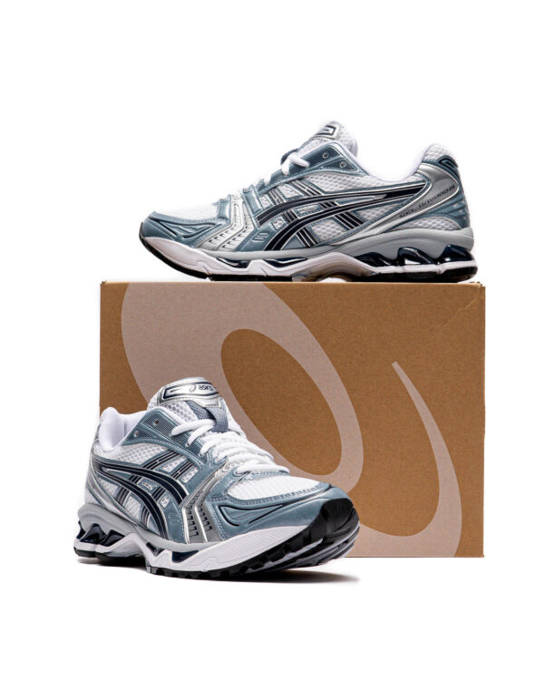 Asics GEL-KAYANO 14 WHITE/FJORD GREY - Image 2