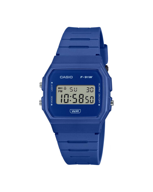 Casio F-91WB-2A1EF blau