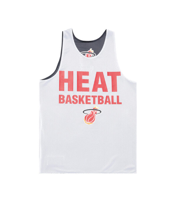 Mitchell & Ness M&N NBA REVERSIBLE MESH PRACTICE TANK VNTG LOGO 'MIAMI HEAT' Multi / Black - Image 4